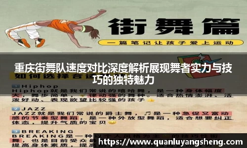 重庆街舞队速度对比深度解析展现舞者实力与技巧的独特魅力